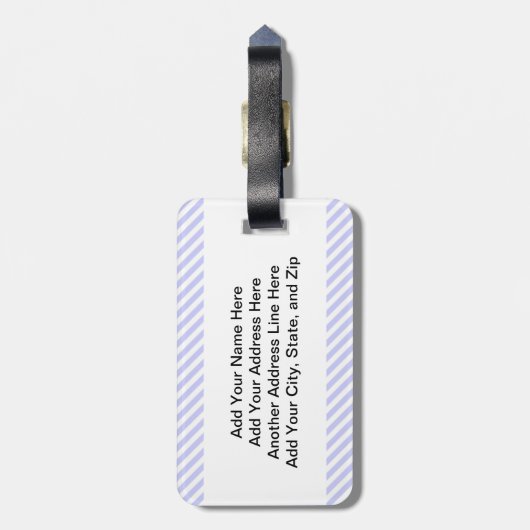 Étiquette À Bagage Humour enrichi par chocolat (Dos Vertical)