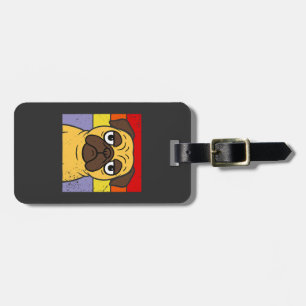 Étiquette À Bagage Humour pour amateur de chien Pug sarcastique Vinta