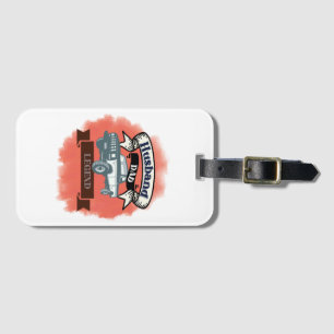 Étiquette À Bagage Husband Dad Trucker Legend The Ultimate All-in-One