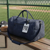 Étiquette À Bagage Husband Father Coach Baseball Dad Quote