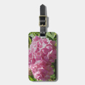 Étiquette À Bagage Hydrangea rose (Devant Vertical)