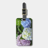Étiquette À Bagage Hydrangée (Devant Vertical)