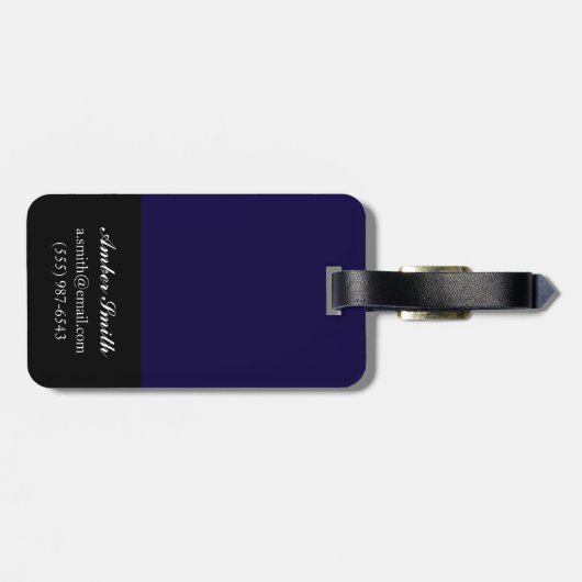 Étiquette À Bagage Hydrangée de printemps I (Dos horizontal)