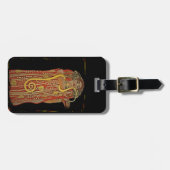 Étiquette À Bagage Hygeia avec serpent dans ses mains (Devant horizontal)