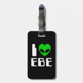 Étiquette À Bagage I Alien Heart EBE (Dos Vertical)