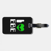 Étiquette À Bagage I Alien Heart EBE (Dos horizontal)