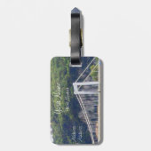 Étiquette À Bagage I coeur Budapest (Dos Vertical)