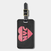 Étiquette À Bagage I Coeur NYC (Devant Vertical)