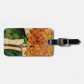 Étiquette À Bagage I floral vibrant (Devant horizontal)