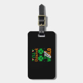 Étiquette À Bagage i_ll shamrock votre monde jour st patrick (Devant Vertical)