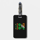 Étiquette À Bagage i_ll shamrock votre monde jour st patrick (Dos Vertical)