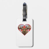 Étiquette À Bagage I Love Canada - Fière de l'orignal canadien et de  (Dos Vertical)