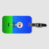 Étiquette À Bagage I Love Golf (Devant Horizontal)