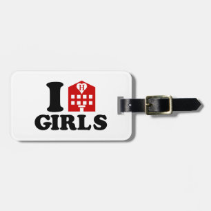 Étiquette À Bagage I Love Hotel Girls