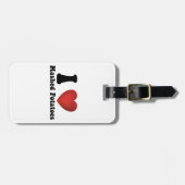 Étiquette À Bagage I Love Mashed Potatoes Thanksgiving Diner Cadeau (Devant horizontal)