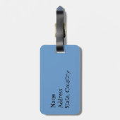 Étiquette À Bagage I Love my Icelandic Sheepdog (Dos Vertical)