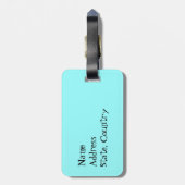 Étiquette À Bagage I Love my St. Bernard (Dos Vertical)