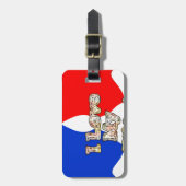 Étiquette À Bagage "I Love My Wife" Imprimer (Devant Vertical)