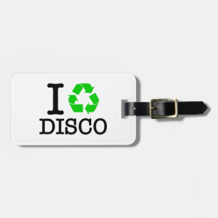 Étiquette À Bagage I Recycle Disco