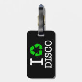Étiquette À Bagage I Recycle Disco (Dos Vertical)