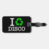 Étiquette À Bagage I Recycle Disco (Dos horizontal)