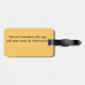 Étiquette À Bagage I Vision_ (Dos horizontal)