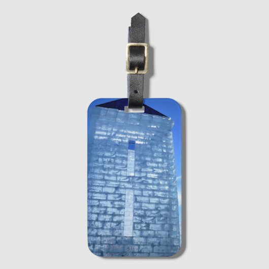 Étiquette À Bagage Ice Palace at Carnaval de Québec, Canada (Devant Vertical)