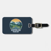 Étiquette À Bagage Icefields Parcours Alberta Canada Vista (Devant horizontal)