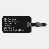 Étiquette À Bagage Icône bizantine du Christ Pantocrator (Dos horizontal)