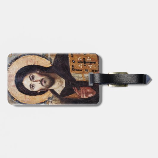 Étiquette À Bagage Icône Christ Pantocrator (Dos horizontal)