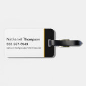 Étiquette À Bagage Icône Trône en fer (Dos horizontal)