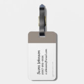 Étiquette À Bagage Icône Vidéo de Warg (Dos Vertical)