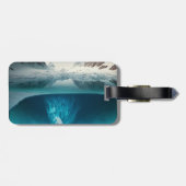 Étiquette À Bagage Icy Mountain View (Dos horizontal)