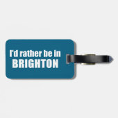 Étiquette À Bagage I'd Rather Be In Brighton Utah (Dos horizontal)