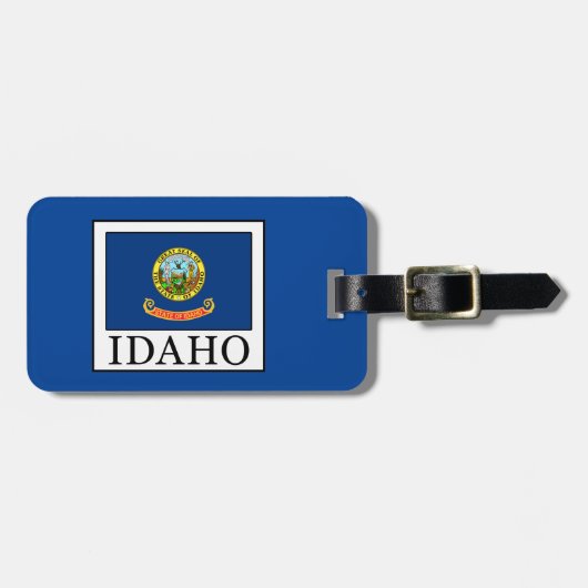 Étiquette À Bagage Idaho (Devant horizontal)