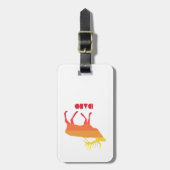 Étiquette À Bagage Idaho Elk (Devant Vertical)