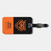Étiquette À Bagage Idaho State University Bengals Spirit Design (Dos horizontal)