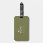 Étiquette À Bagage iDangle (Hockey) (Dos Vertical)