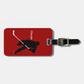 Étiquette À Bagage iDangle (hockey) (Devant horizontal)