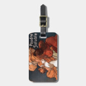 Étiquette À Bagage Idéal de Chocolat par Alphonse Mucha (Devant Vertical)