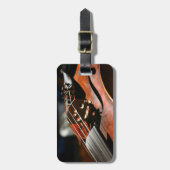 Étiquette À Bagage Identification de voyage de caisse de violon de (Devant Vertical)