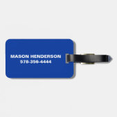 Étiquette À Bagage Identification du véhicule de Pickleball Texte per (Dos horizontal)