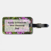 Étiquette À Bagage Identification facile de l'Alaska de Fireweed (Dos horizontal)