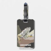 Étiquette À Bagage Iguana (Dos Vertical)