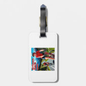 Étiquette À Bagage Il est plus lent qu'il n'a l'air d'un cyclisme sim (Dos Vertical)