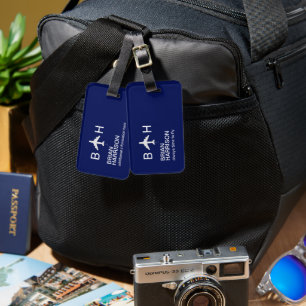 Étiquette À Bagage Il est toujours temps de voyager en avion