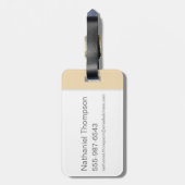 Étiquette À Bagage Il N'Y A Pas D'Étrange Créatures (Dos Vertical)