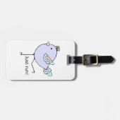 Étiquette À Bagage Il suffit d'exécuter un devis motivationnel pour e (Devant horizontal)