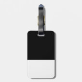 Étiquette À Bagage Île de colline de neige du pingouin d'empereur | (Dos Vertical)