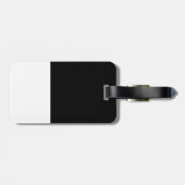 Étiquette À Bagage Île de colline de neige du pingouin d'empereur | (Dos horizontal)